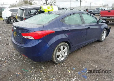 2013 Hyundai Elantra Gls z USA, uszkodzony, nr VIN 5NPDH4AE0DH386021